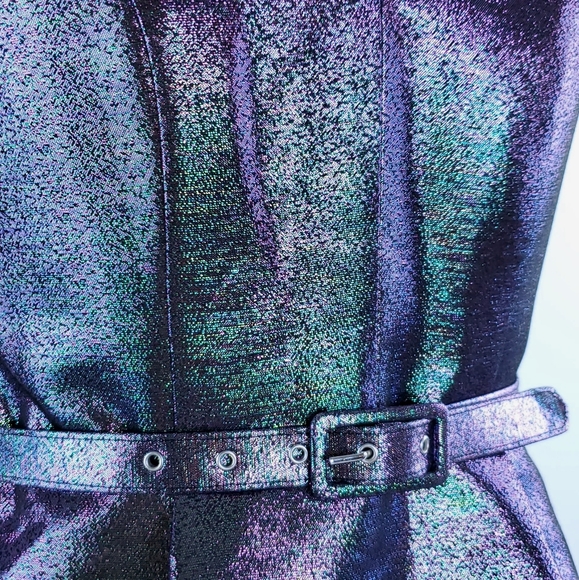 Like new F&F oil slick short party dress - Picture 2 of 4